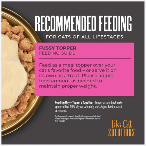 Vista 7 de Tiki Cat Solutions - Cubrealimentos para gatos, Fussy, Atún, bolsa de 1.5