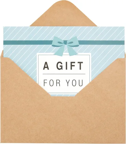 Vista 9 de Juvale Tarjetas de regalo en blanco, paquete de 36 unidades de 4 x 6 pulgadas, color azul, 250 GSM y sobres, certificados de regalo personalizables