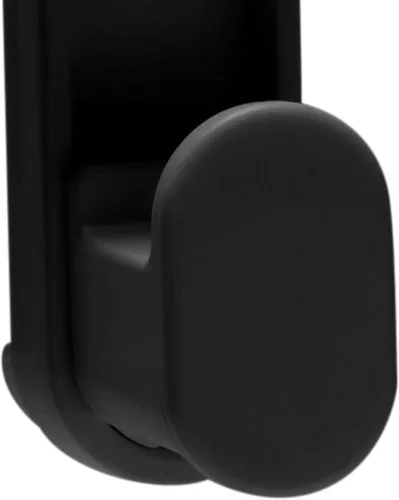 Vista 7 de Bath Bliss Paquete de 2 ganchos de succión de gel negro mate, 2