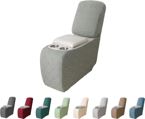 Vista 122 de Fundas de sofá reclinable seccional 100% impermeables para sofá reclinable en forma de L, funda de sofá modular de esquina en forma de L, fundas