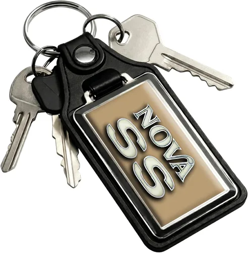 Vista 58 de Brotherhood Car Key Chain for Nova - Classic Models Keychain for Men and Blanco antiguo - Personalizado 1975