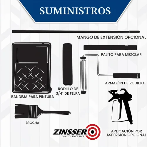 Vista 7 de Zinsser 02774 PERMA-WHITE - Pintura interior a prueba de moho y moho