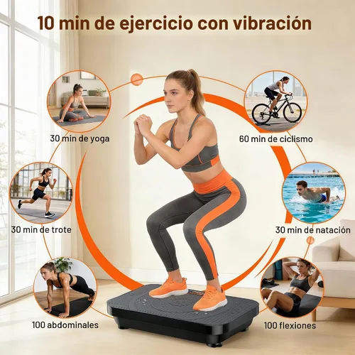Vista 2 de PBYRD Vibration Plate for Lymphatic Drainage, Full Body Shaker Machine