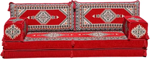Vista 50 de arabicsofa Sofá de piso árabe Jalsa - Sofá tradicional hecho a mano para sala de estar