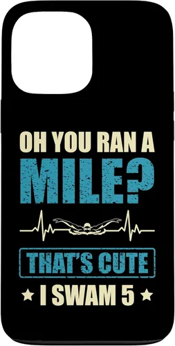 Vista 24 de Funny Swimmer I Swam 5 Hilarious Swimming Case for iPhone 16