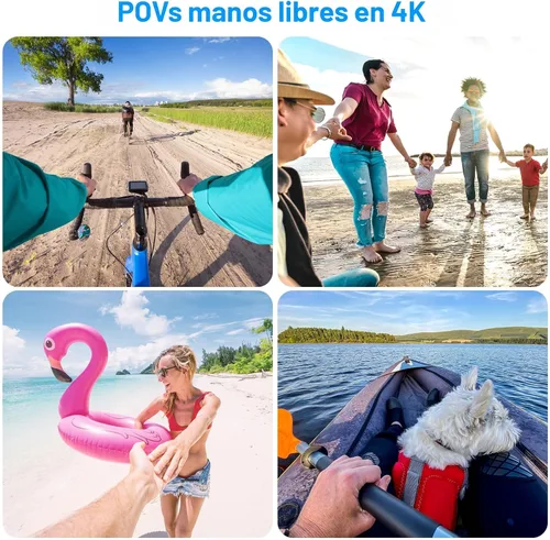 Vista 5 de Cámara de acción i3 4K pulgar, tamaño pequeño, montaje en cualquier lugar