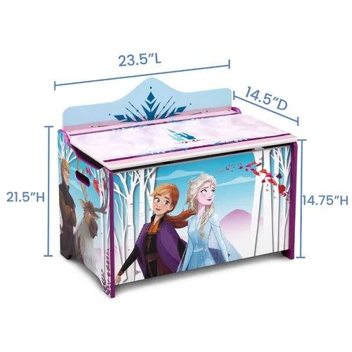 Vista 5 de Delta Children Caja de juguetes Deluxe, Frozen II (Disney)