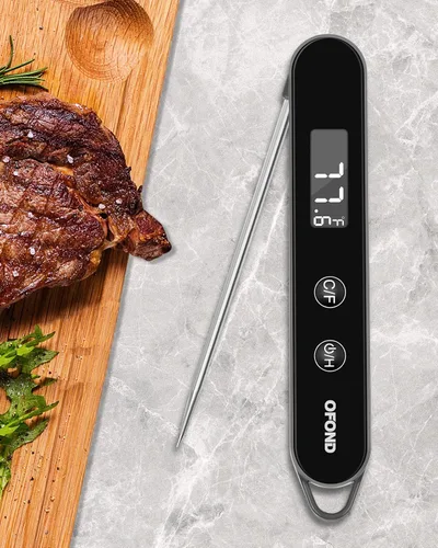 Vista 7 de Termómetro digital de carne, termómetro de alimentos de lectura