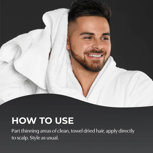 Vista 4 de Dr. Bosley Tratamiento voluminizador – Espuma ligera sin alcohol para un cabello más grueso y de aspecto más completo – Con biotina y palma enana