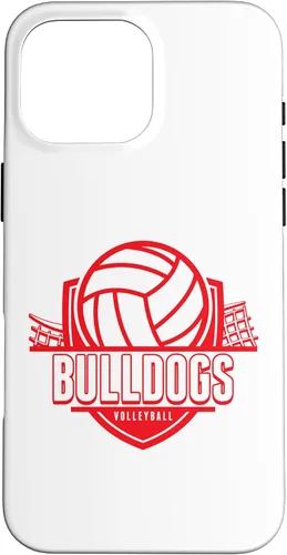 Vista 19 de Bulldogs Volleyball Back to School Spirit R Case for iPhone XR
