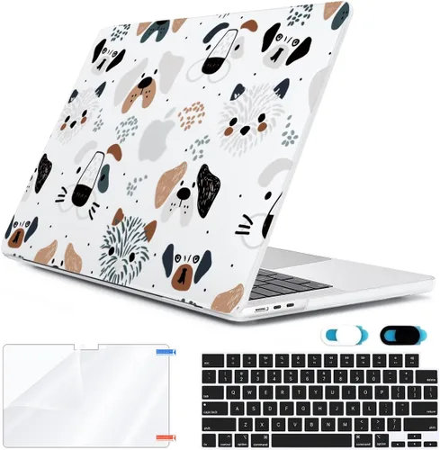 Vista 13 de Compatible con MacBook Air 2026 2025 2024-2022 de 13.6 pulgadas M5 A3449 M4 A3240 M3 A3113 M2 A2681 con Touch ID, carcasa rígida de plástico, hoja