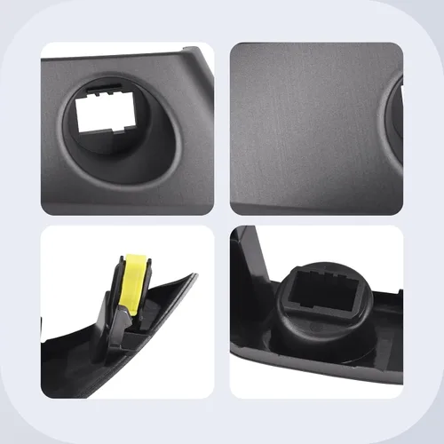 Vista 5 de Tira de cubierta central para salpicadero compatible con Toyota RAV4 Base Limited EV Sport 2006-2012 modelos seleccionados, panel de instrumentos