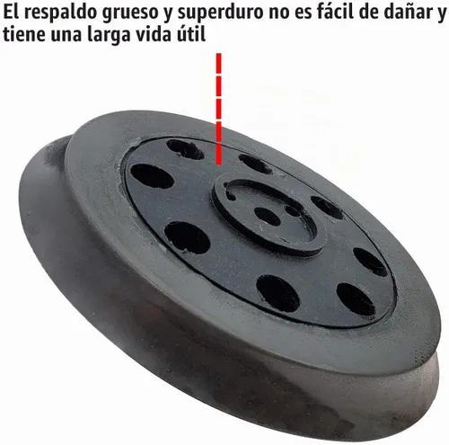Vista 3 de Almohadilla de repuesto de gancho y bucle de 5 pulgadas para Bosch RS032 y RS031 - Funciona con los modelos Bosch Sander 1295DP, 1295D, 1295DH