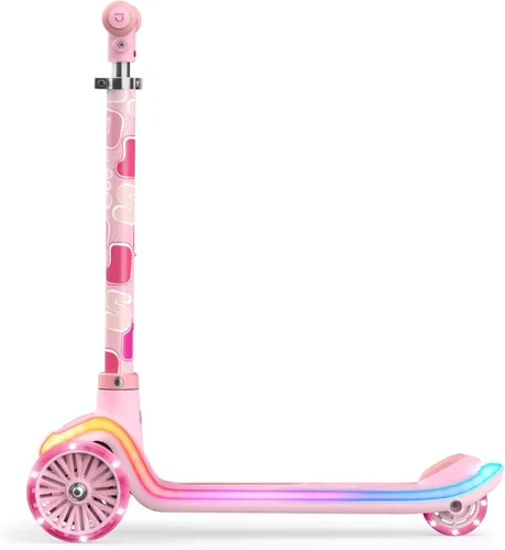 Vista 7 de Jetson Twee 3-Wheel Light-Up Kick Scooter, Kids’ Scooter with LavaTech Deck Lights, Adjustable Handlebar Height, 4.7-Inch Wheels, Ages 3+ Twee Verde