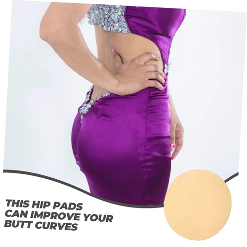 Vista 6 de Mobestech 4 almohadillas autoadhesivas de silicona acolchadas falsas para realzar los glúteos, accesorios para niñas, ropa moldeadora, lencería