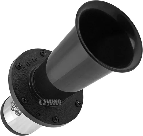 Vista 2 de Vixen Horns Fuerte Ahooga OOGA Bocina de aire similar a Antique Vintage Classic Old Car Negro VXH1002B