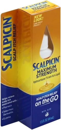 Vista 9 de Scalpicin Max Strength - Tratamiento de picazón en el cuero cabelludo, 1.5 onzas (paquete de 4)