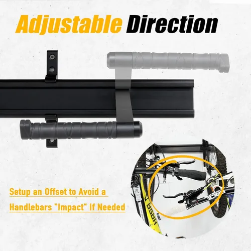Vista 5 de CyclingDeal Percha gruesa para soporte de pared de bicicleta, solo colgador grueso, almacenamiento de bicicletas, para bicicletas de carretera