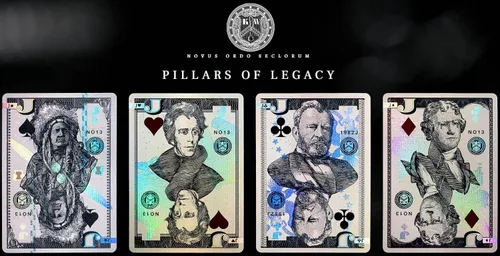 Vista 7 de Murphy's Magic Supplies, Inc. Cartas holográficas de curso legal de Kings Wild