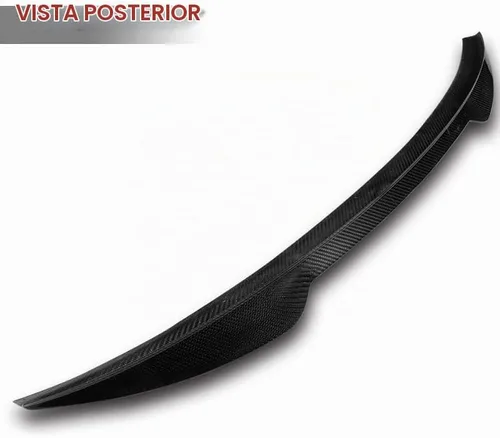 Vista 3 de EPARTS - Alerón trasero de fibra de carbono real, estilo V, alerón extendido, compatible con Kia Forte Koup Coupe 2014 2015 2016