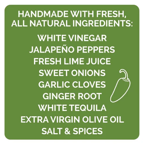Vista 6 de Queen Majesty Jalapeño, Tequila y Lima Salsa Picante, 5 oz - Completamente Natural, Vegana, Kosher, Sin Gluten, Sin OMG, Sin Azúcar, Hecha