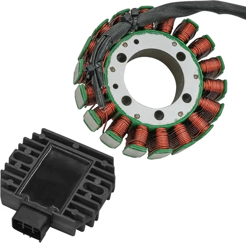 Vista 4 de Caltric Rectificador de estator y regulador compatible con Kawasaki Versys 650 Kle650 2007-2014