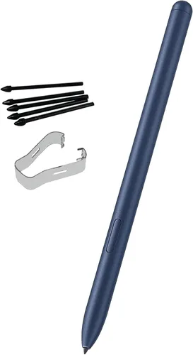 Vista 7 de Tab S7 S Pen compatible con Samsung Galaxy Tab S7 S7+ Plus (EJ-PT870) S8 S8+ S8 Ultra Touch Pen + puntas/puntas sin Bluetooth, negro místico