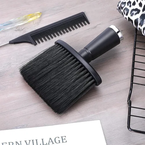 Vista 7 de Cepillo de pelo suave para limpiar el cuello y las orejas, suministros de peluquería