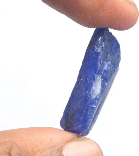 Vista 3 de Gemhub - Piedra de zafiro azul áspera, 34,00 quilates, piedra de zafiro azul natural