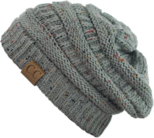 Vista 60 de C.C Trendy Warm Chunky Soft Stretch Cable Knit Beanie