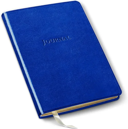 Vista 43 de Diario de cuero Gallery Leather - Elaborado en Maine, EE. UU. - Elegante cuaderno de escritura de cuero con 192 páginas rayadas - Un espacio