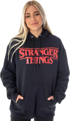 Vista 2 de Seven Times Six Stranger Things - Sudadera con capucha para hombre adulto con logotipo de Stranger Things