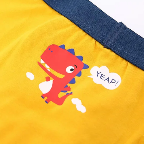Vista 4 de JN&LULU Calzoncillos tipo bóxer para bebés, ropa interior de algodón para niños