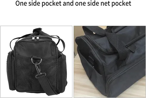 Vista 4 de FILFEEL Bolsa de transporte para peluquería, gran capacidad, equipo de peluquería profesional, herramienta de peluquería, bolsa de mensajero
