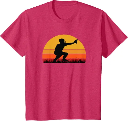 Vista 84 de Baseball Beisbol - Camiseta de jugador de pelota de defensa atrapante, Negro, S