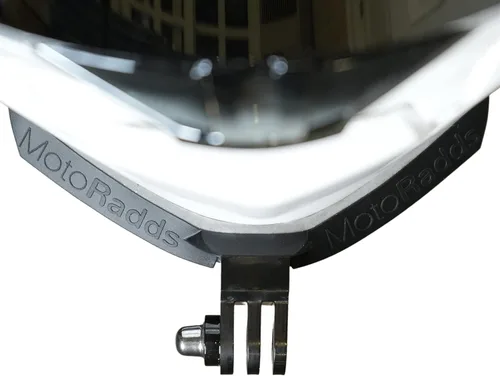 Vista 2 de Flex Slim Flexible Universal Kit de montaje de barbilla para casco de motocicleta, de silicona flexible doblable compatible con GoPro Hero 12, 11