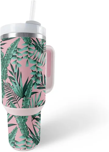 Vista 17 de MightySkins Skin - Vaso de vinilo compatible con Stanley The Quencher H2.0 FlowState de 40 onzas, Swirly, protectora, duradera y única, fácil