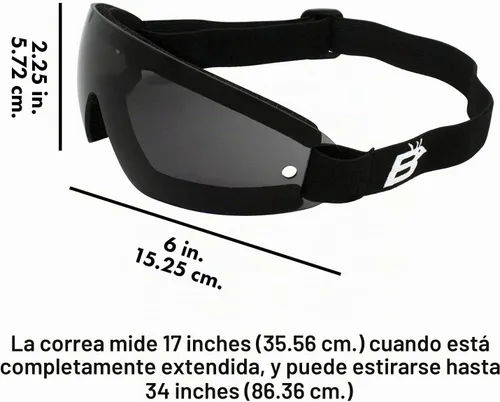 Vista 6 de Birdz Gafas de la serie Wing (transparente, azul, amarillo, lente ahumada, juego de 4)