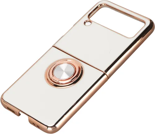 Vista 9 de Diyeeni Compatible con Flip 3, funda protectora para teléfono celular, con soporte de anillo de rotación de 360°, funda protectora resistente a
