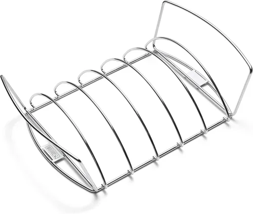 Vista 5 de Weber Soporte Original para Costillas para Asar a la Parrilla, Pequeño (Paquete de 6)