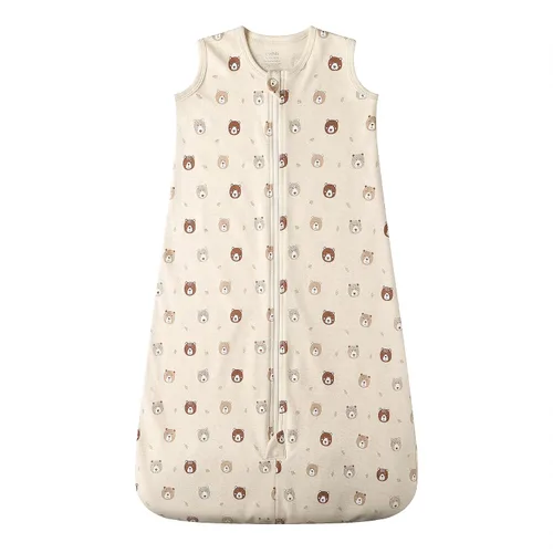 Vista 11 de Owlivia Manta Portátil de Algodón Orgánico para Bebé 0.5 TOG - Saco de Dormir Ligero con Cremallera de 2 Vías, Saco de Dormir de Transición Swaddle