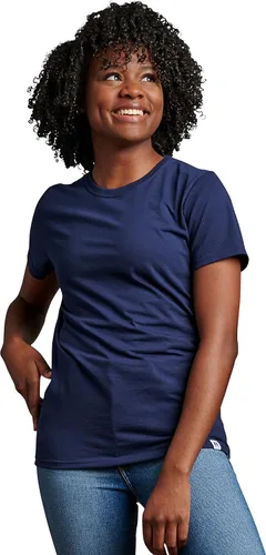 Vista 7 de Russell Athletic Women's Women's Cotton Performance T-Shirts Negro