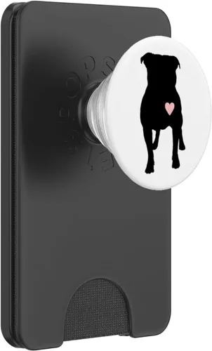 Vista 7 de Pitbull, Pink Blush Love, Dog Mom, Pit Bull Mother Dad, Cute - PopSockets Grip and Stand for Phones and Tablets