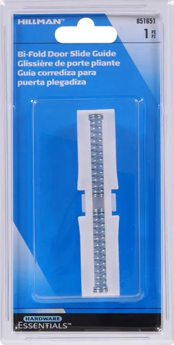 Vista 2 de Hardware Essentials 851651 Bi-Fold Guía de puerta corredera blanca