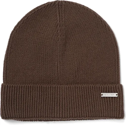 Vista 14 de Revony Gorro de calavera para hombre 100% algodón, suave, estructurado, comodidad diaria Negro