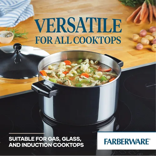 Vista 123 de Farberware Olla clásica de vapor hecha en acero inoxidable, 3 qt.