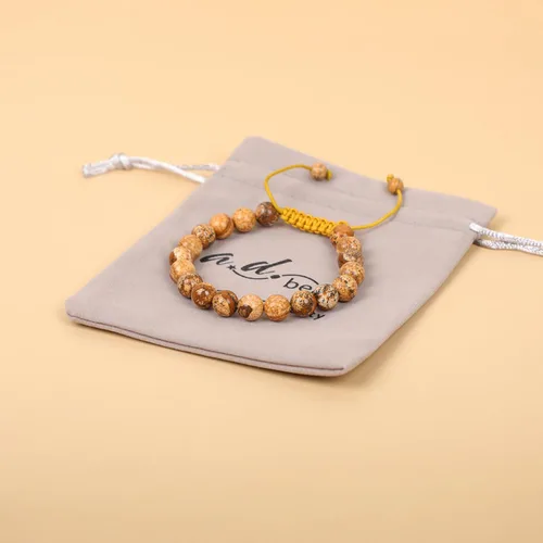 Vista 157 de AD Beads Pulseras de piedras preciosas unisex de 0.315 pulgadas (0.315 in), macramé curativo ajustable de 7 a 9 pulgadas Usa esta pulsera