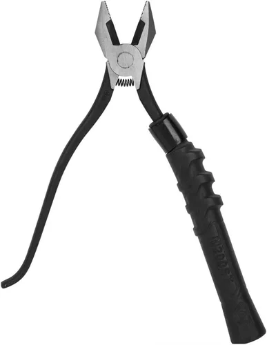 Vista 10 de Klein Tools M2017CSTA Alicates de Hierrero de Cabeza Delgada, Fabricados en Estados Unidos, Agarre Acolchado Milkers, Cortadores Laterales