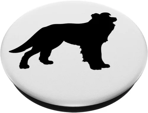 Vista 2 de Border Collie - PopSockets intercambiables para perro, mamá, papá, cachorro, PopGrip