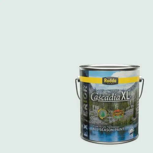 Vista 100 de Rodda Paint CASCADIA XL - Pintura satinada e imprimación para exteriores en uno, cuarto de galón, ancla